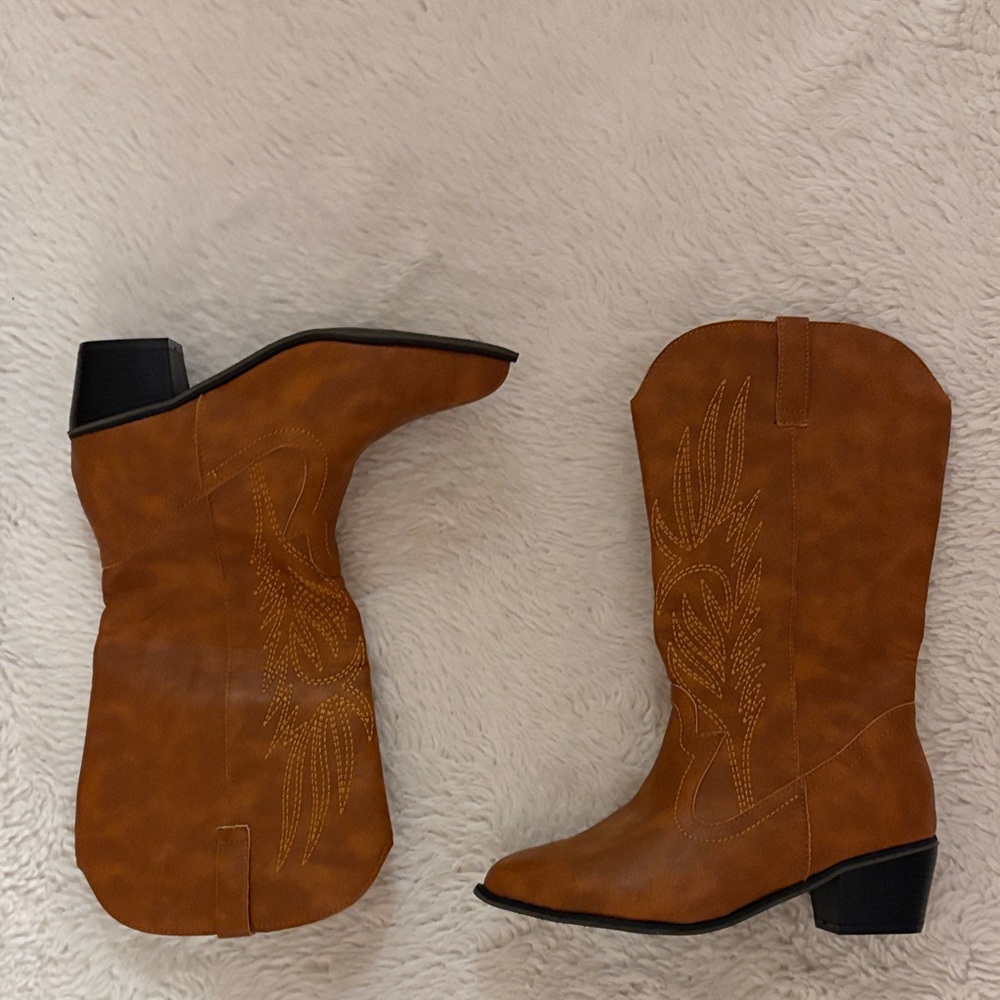 Brown Western Cowboy Boots
